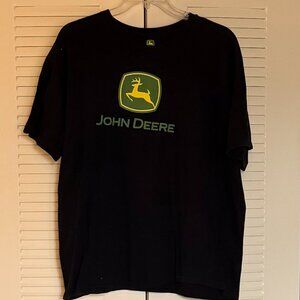 John Deere Black T-Shirt Size XL